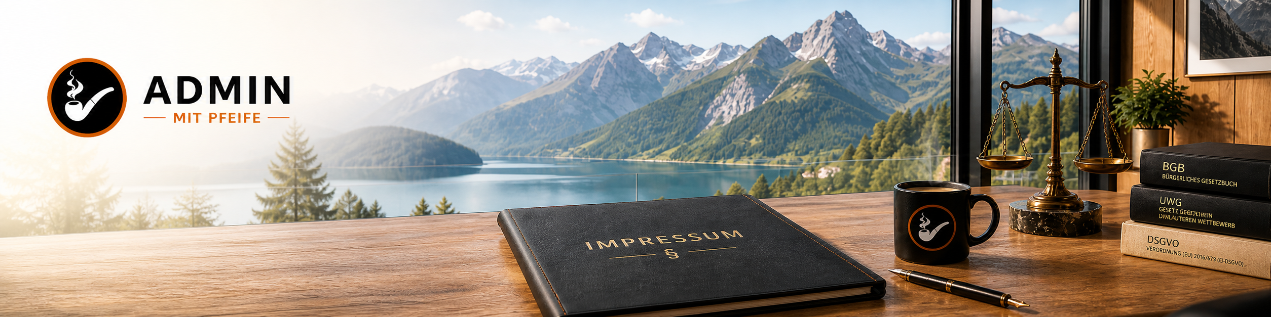 Admin mit Pfeife Impressum